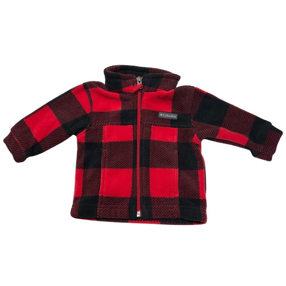 Columbia Baby Zing 3 Fleece 3-6 months Buffalo check - Picture 2 of 4